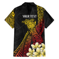 Personalized Papua New Guinea Family Matching Tank Maxi Dress and Hawaiian Shirt Kundu Drum Carving Motifs LT7 - Polynesian Pride