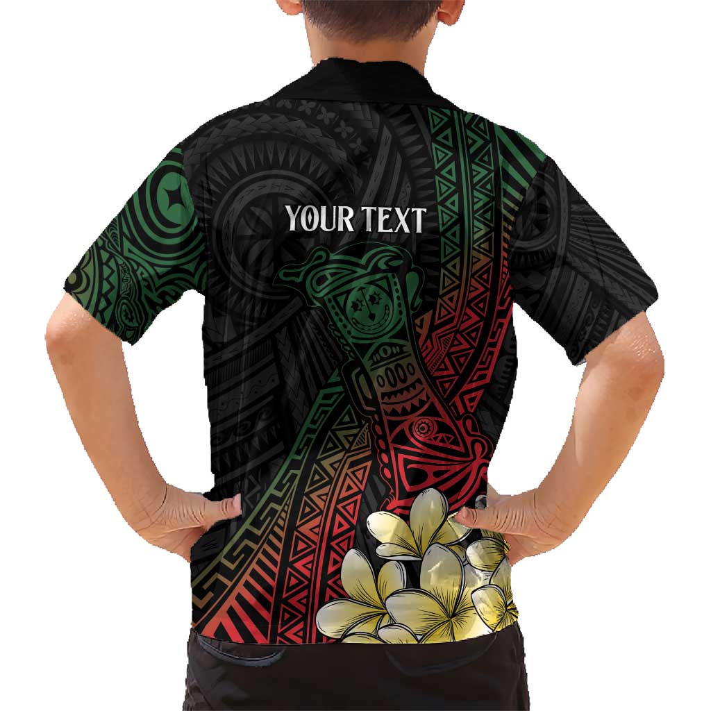 Personalized Papua New Guinea Hawaiian Shirt Kundu Drum Motifs - Sepik Colors
