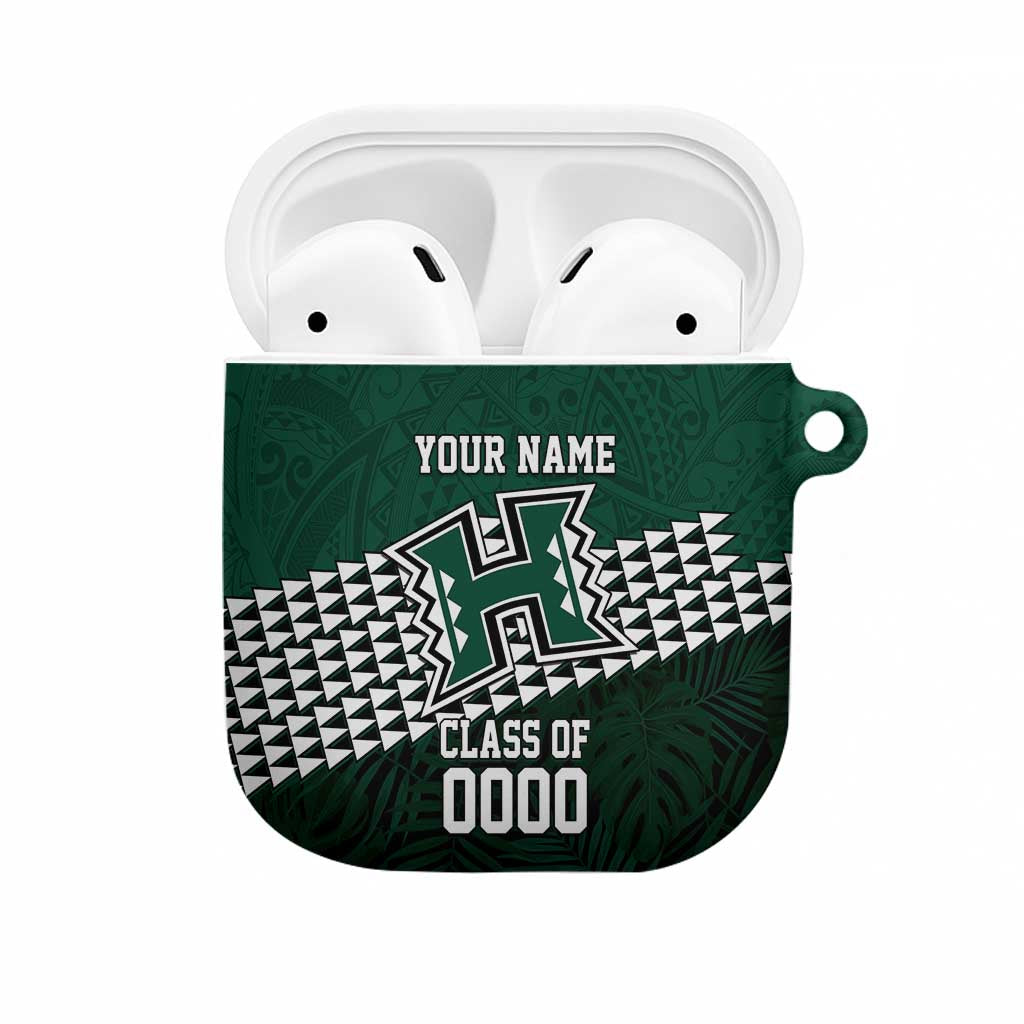 Hawaii Rainbow Warriors Alumni Custom AirPods Case Kanaka Arrows Tropical Vibes