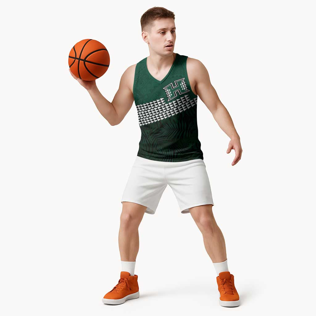 Hawaii Rainbow Warriors Alumni Custom Basketball Jersey Kanaka Arrows Tropical Vibes