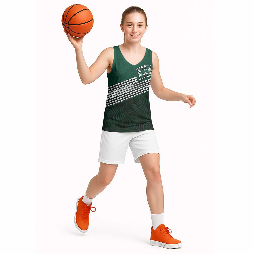 Hawaii Rainbow Warriors Alumni Custom Basketball Jersey Kanaka Arrows Tropical Vibes