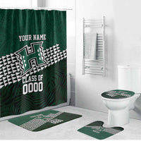 Hawaii Rainbow Warriors Alumni Custom Bathroom Set Kanaka Arrows Tropical Vibes