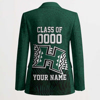 Hawaii Rainbow Warriors Alumni Custom Blazer Kanaka Arrows Tropical Vibes