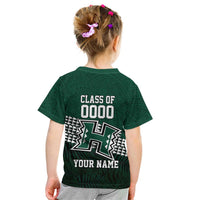 Hawaii Rainbow Warriors Alumni Custom Kid T Shirt Kanaka Arrows Tropical Vibes