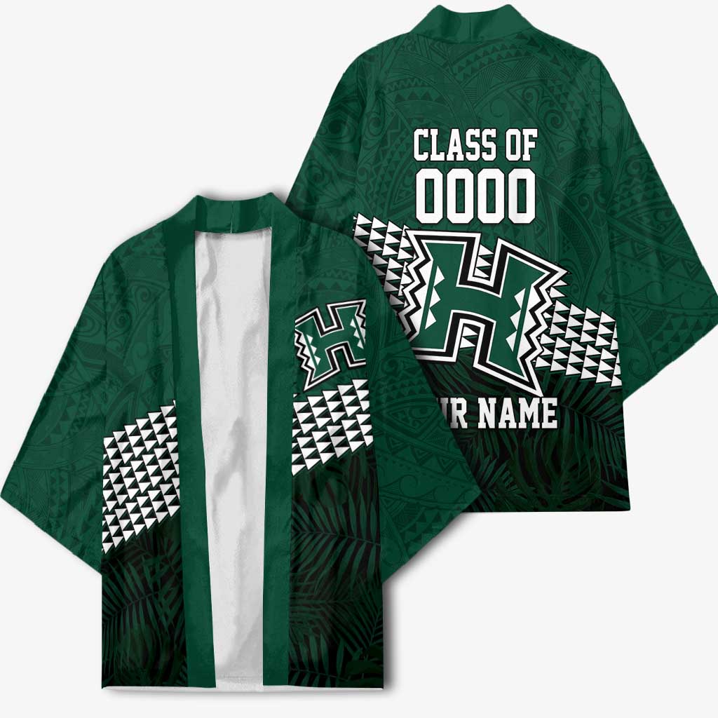 Hawaii Rainbow Warriors Alumni Custom Kimono Kanaka Arrows Tropical Vibes