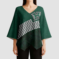 Hawaii Rainbow Warriors Alumni Custom Kimono Sleeve Blouse Kanaka Arrows Tropical Vibes