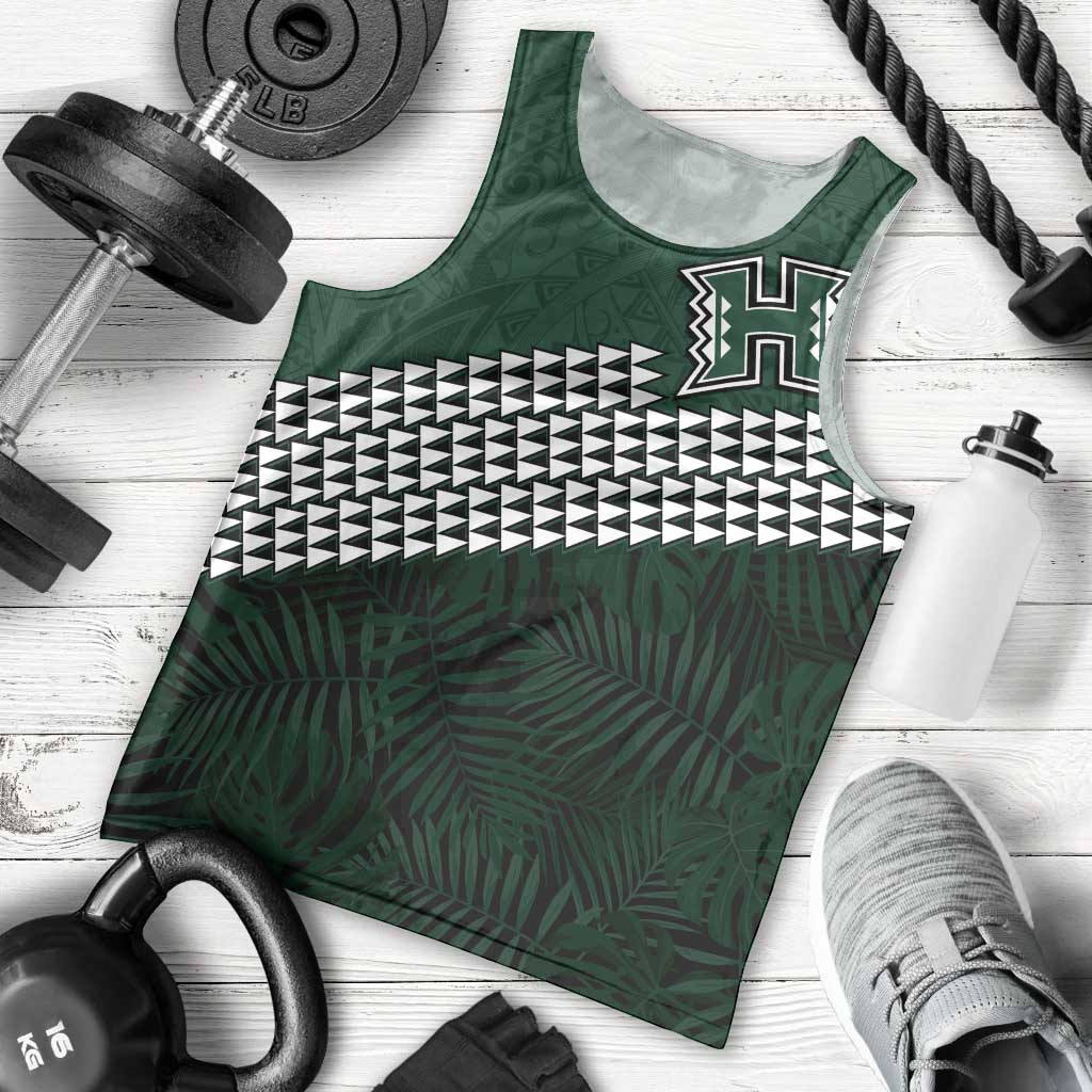 Hawaii Rainbow Warriors Alumni Custom Men Tank Top Kanaka Arrows Tropical Vibes