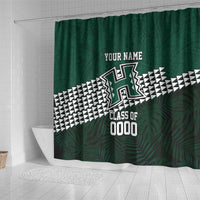 Hawaii Rainbow Warriors Alumni Custom Shower Curtain Kanaka Arrows Tropical Vibes