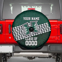 Hawaii Rainbow Warriors Alumni Custom Spare Tire Cover Kanaka Arrows Tropical Vibes LT7 - Polynesian Pride