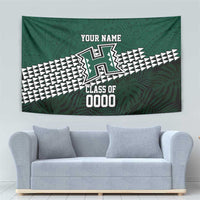 Hawaii Rainbow Warriors Alumni Custom Tapestry Kanaka Arrows Tropical Vibes