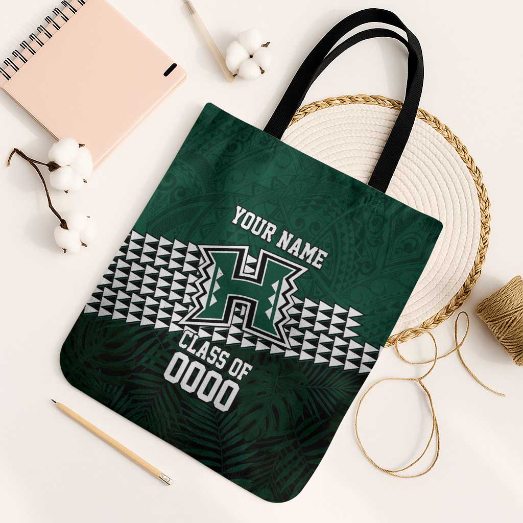 Hawaii Rainbow Warriors Alumni Custom Tote Bag Kanaka Arrows Tropical Vibes