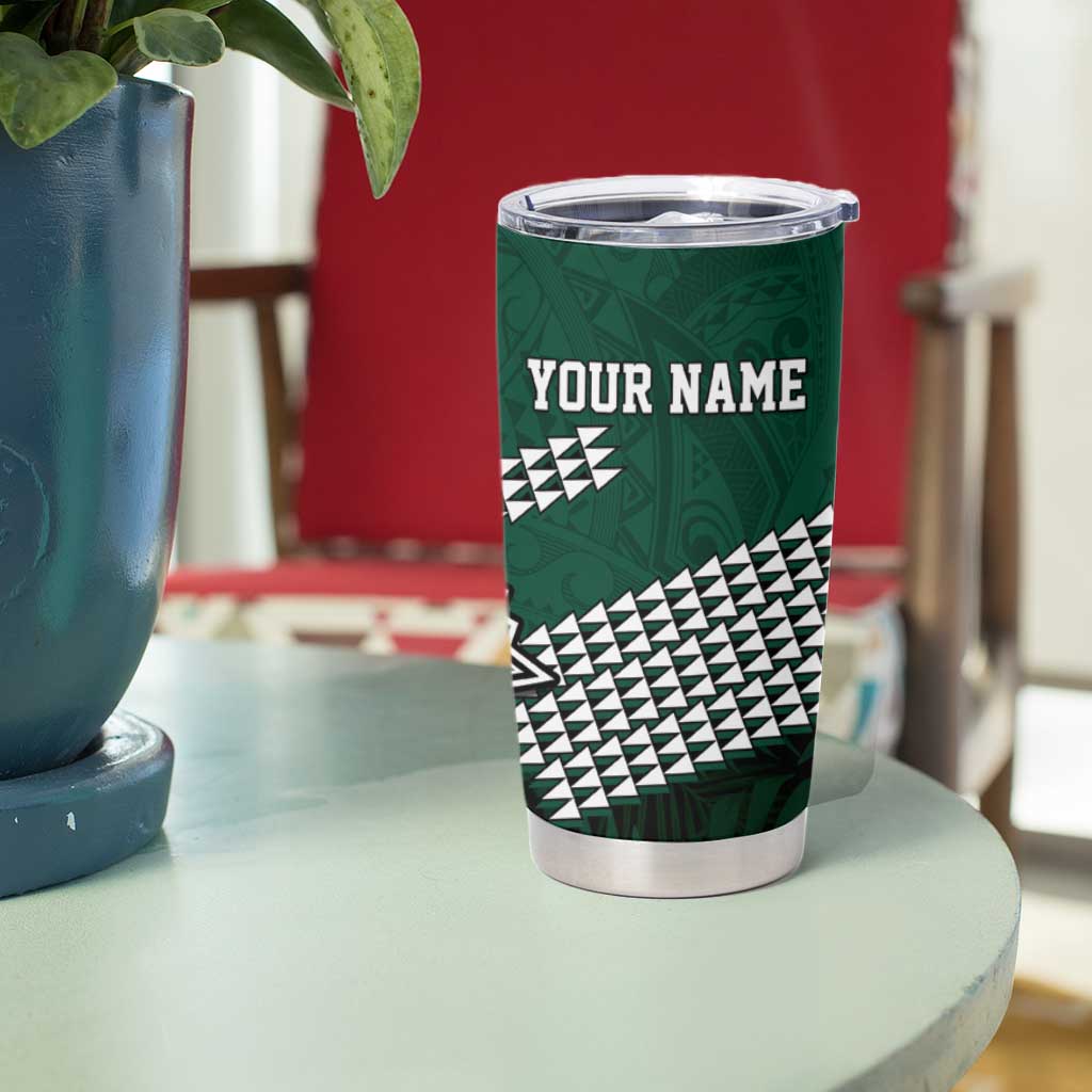 Hawaii Rainbow Warriors Alumni Custom Tumbler Cup Kanaka Arrows Tropical Vibes