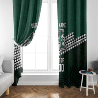 Hawaii Rainbow Warriors Alumni Custom Window Curtain Kanaka Arrows Tropical Vibes