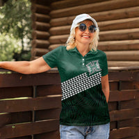 Hawaii Rainbow Warriors Alumni Custom Women Polo Shirt Kanaka Arrows Tropical Vibes