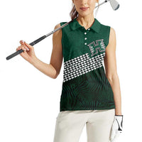 Hawaii Rainbow Warriors Alumni Custom Women Sleeveless Polo Shirt Kanaka Arrows Tropical Vibes