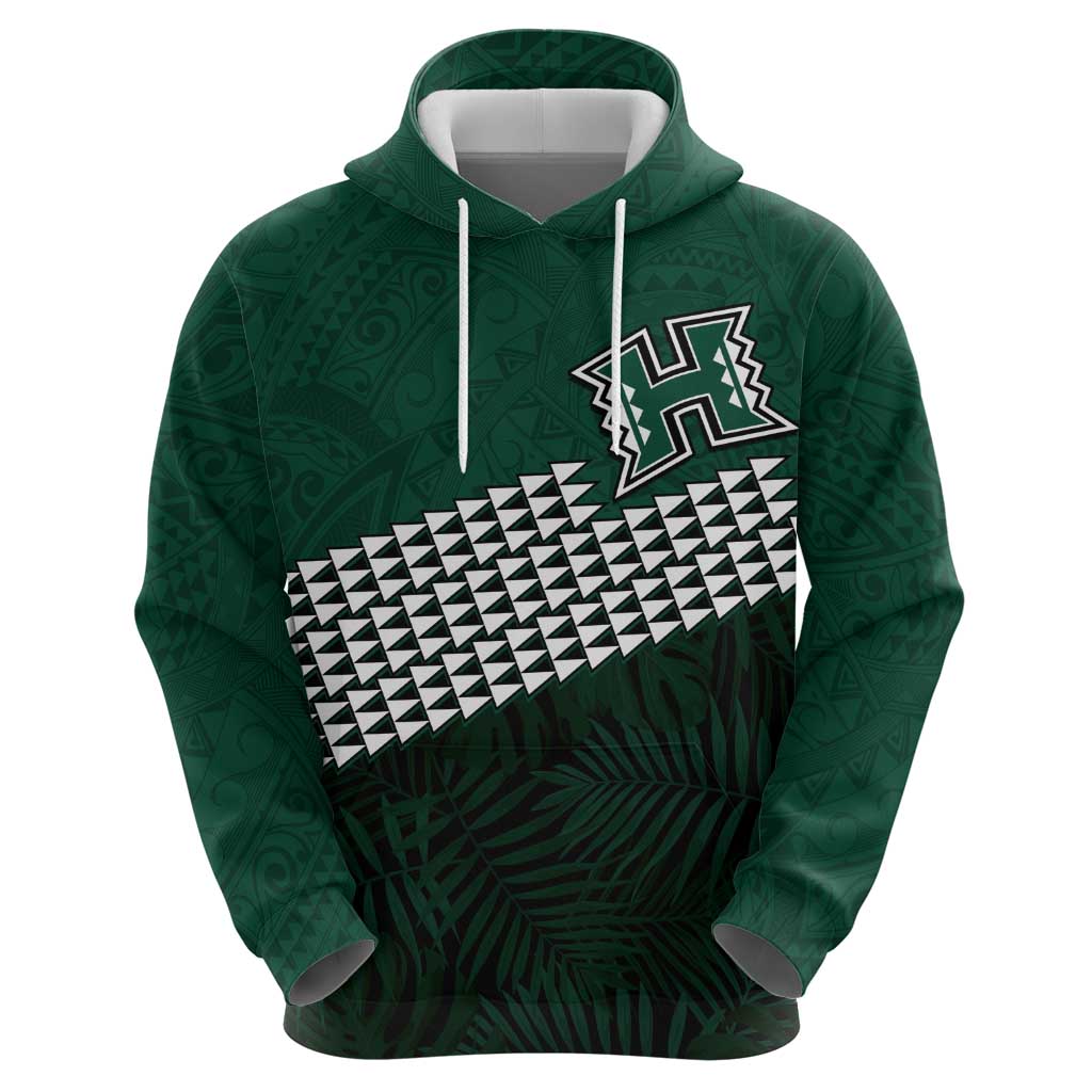 Hawaii Rainbow Warriors Alumni Custom Zip Hoodie Kanaka Arrows Tropical Vibes