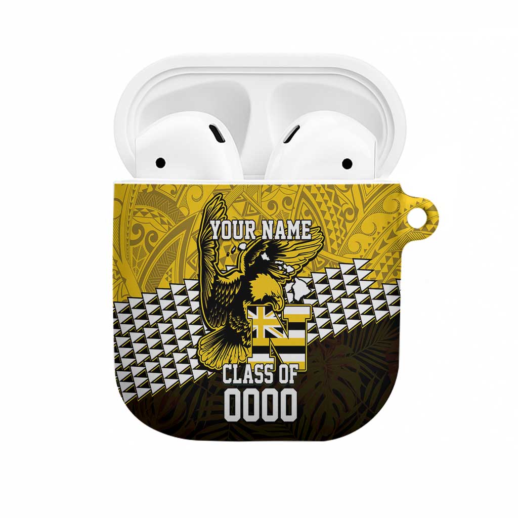Hawaii Nanakuli High Alumni Custom AirPods Case Kanaka Arrows Tropical Vibes