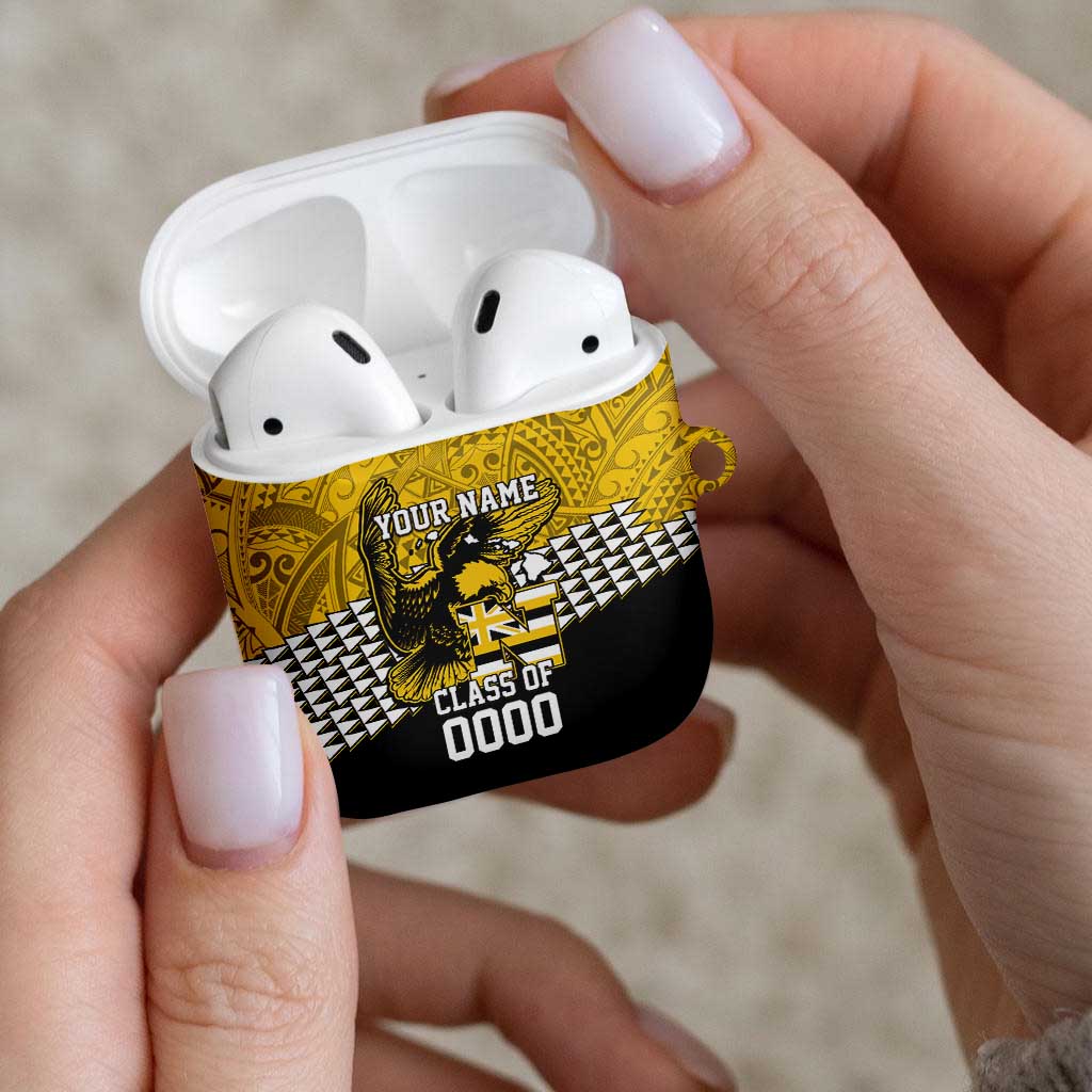 Hawaii Nanakuli High Alumni Custom AirPods Case Kanaka Arrows Tropical Vibes