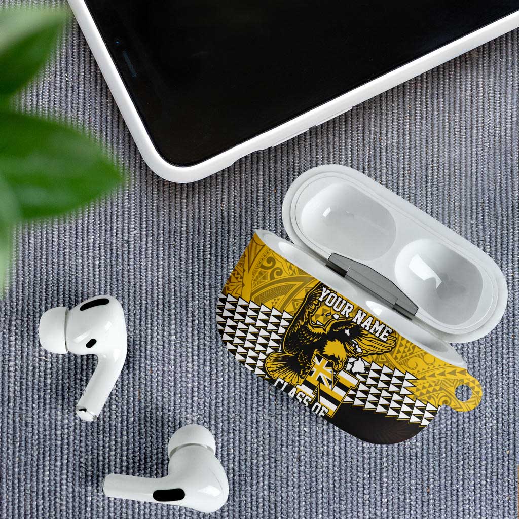 Hawaii Nanakuli High Alumni Custom AirPods Case Kanaka Arrows Tropical Vibes