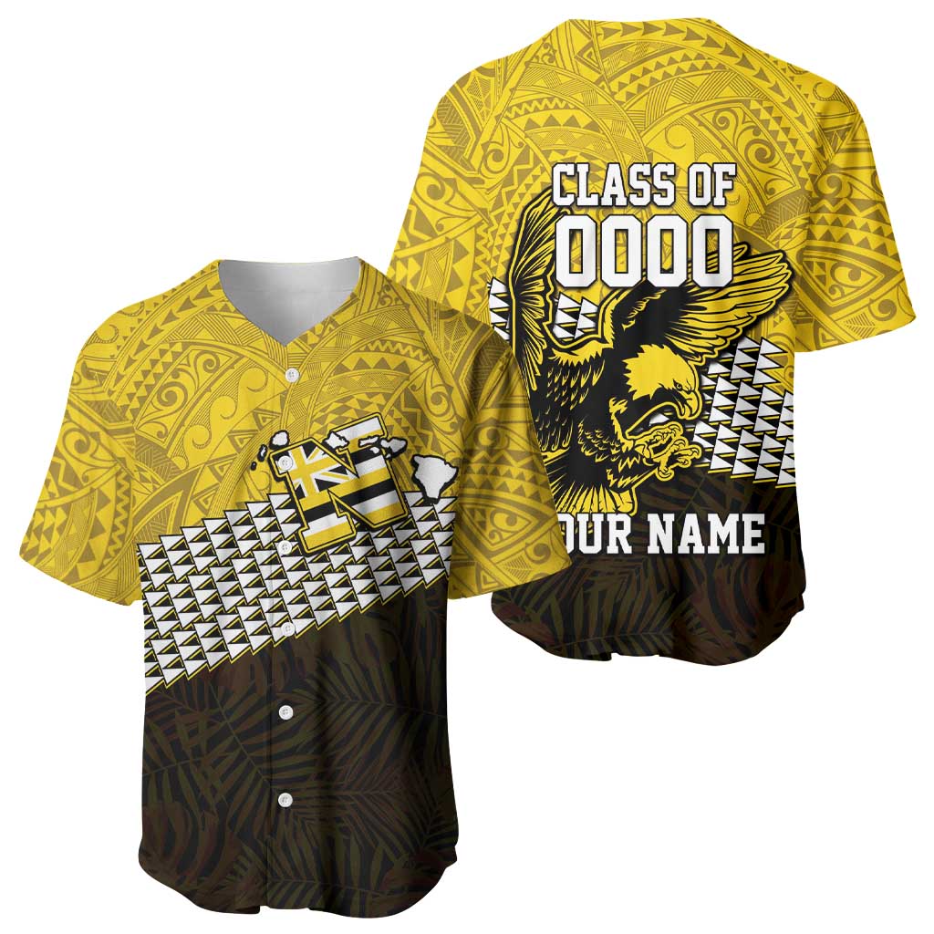 Hawaii Nanakuli High Alumni Custom Baseball Jersey Kanaka Arrows Tropical Vibes