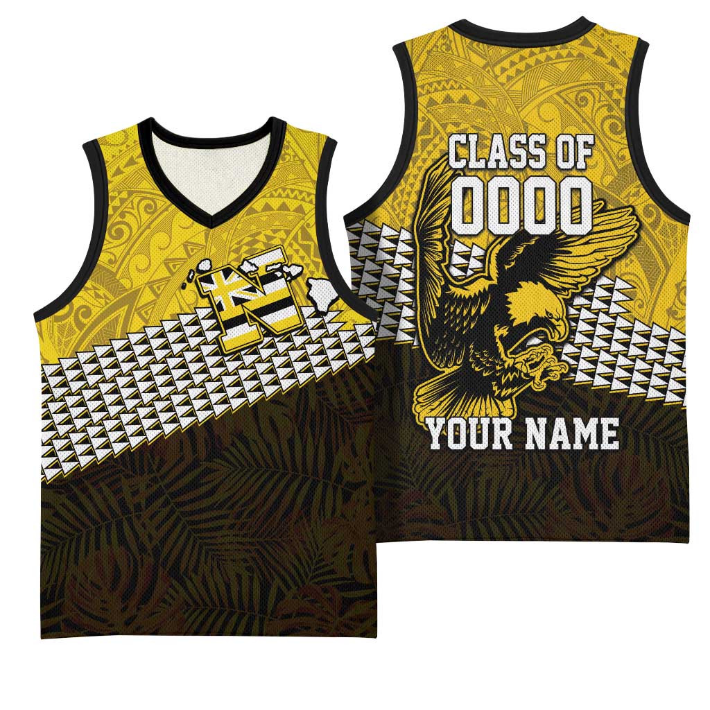 Hawaii Nanakuli High Alumni Custom Basketball Jersey Kanaka Arrows Tropical Vibes