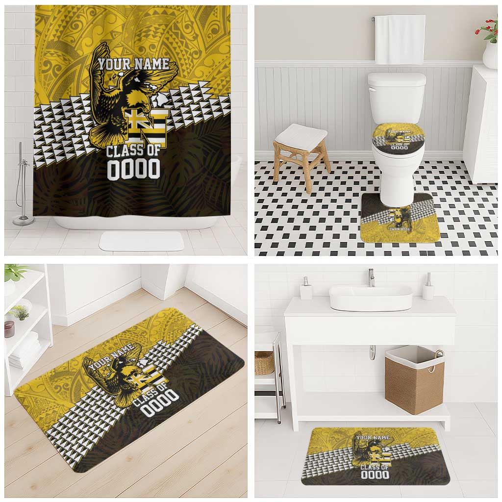 Hawaii Nanakuli High Alumni Custom Bathroom Set Kanaka Arrows Tropical Vibes