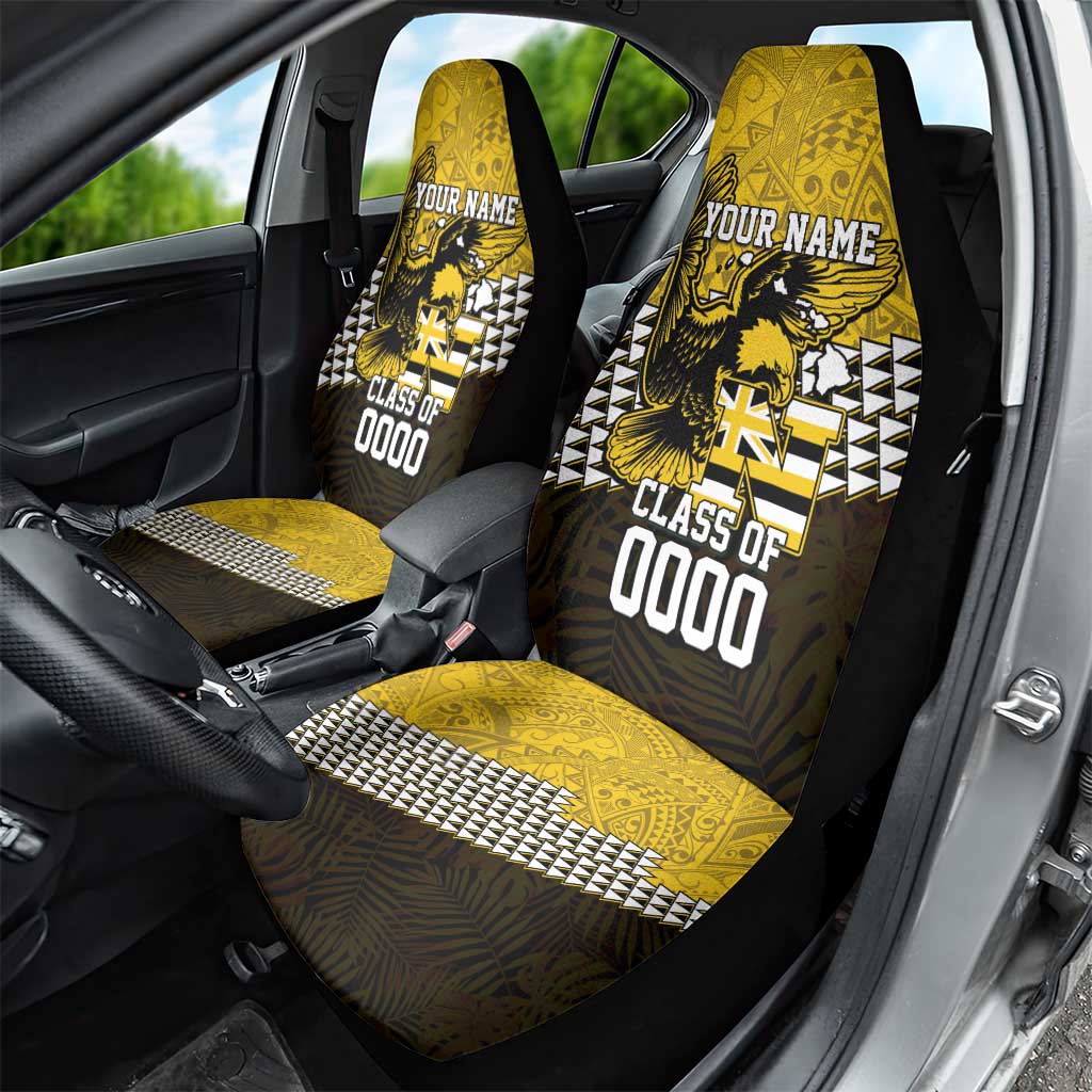 Hawaii Nanakuli High Alumni Custom Car Seat Cover Kanaka Arrows Tropical Vibes