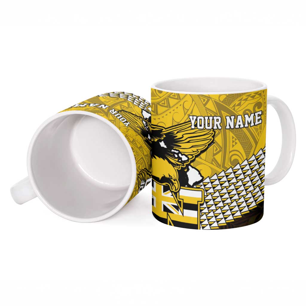 Hawaii Nanakuli High Alumni Custom Ceramic Mug Kanaka Arrows Tropical Vibes