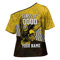 Hawaii Nanakuli High Alumni Custom Cross Shoulder Shirt Kanaka Arrows Tropical Vibes LT7 - Polynesian Pride