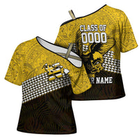 Hawaii Nanakuli High Alumni Custom Cross Shoulder Shirt Kanaka Arrows Tropical Vibes LT7 - Polynesian Pride