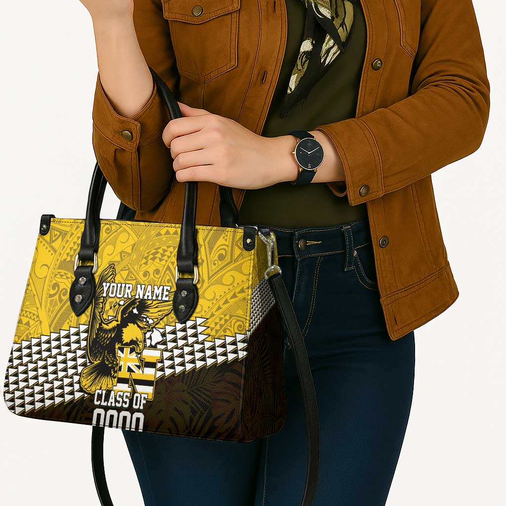Hawaii Nanakuli High Alumni Custom Leather Bag Kanaka Arrows Tropical Vibes