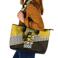Hawaii Nanakuli High Alumni Custom Leather Tote Bag Kanaka Arrows Tropical Vibes