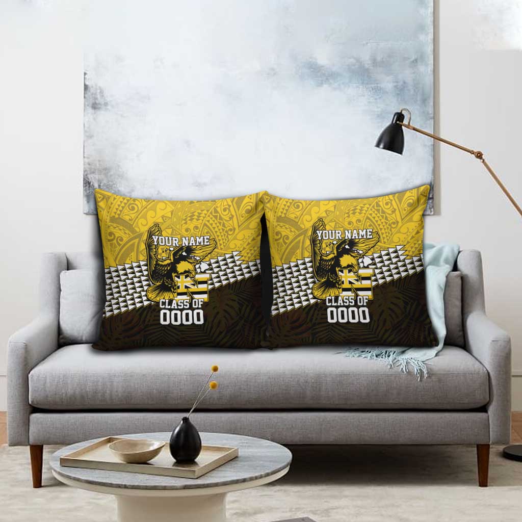 Hawaii Nanakuli High Alumni Custom Pillow Cover Kanaka Arrows Tropical Vibes