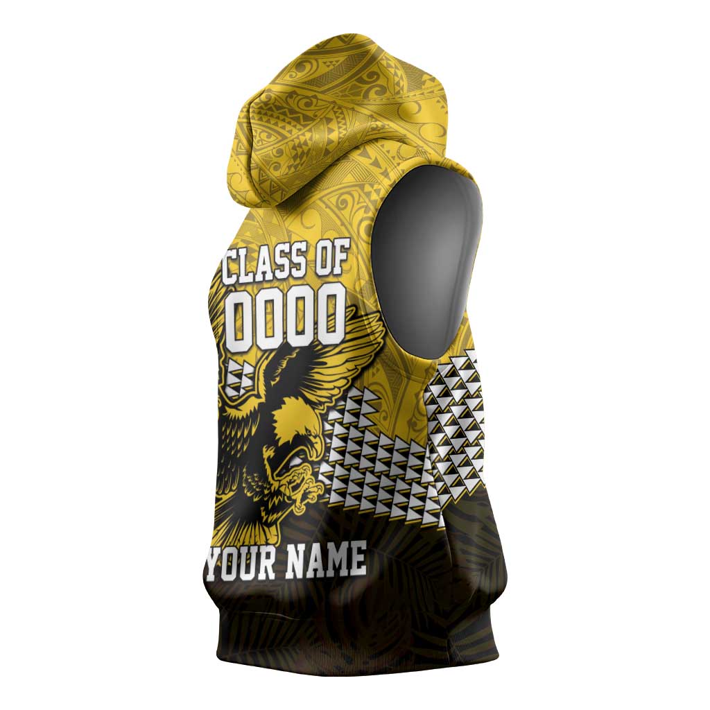 Hawaii Nanakuli High Alumni Custom Sleeveless Hoodie Kanaka Arrows Tropical Vibes