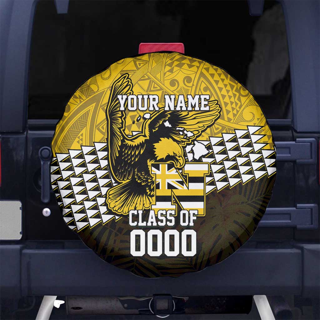 Hawaii Nanakuli High Alumni Custom Spare Tire Cover Kanaka Arrows Tropical Vibes