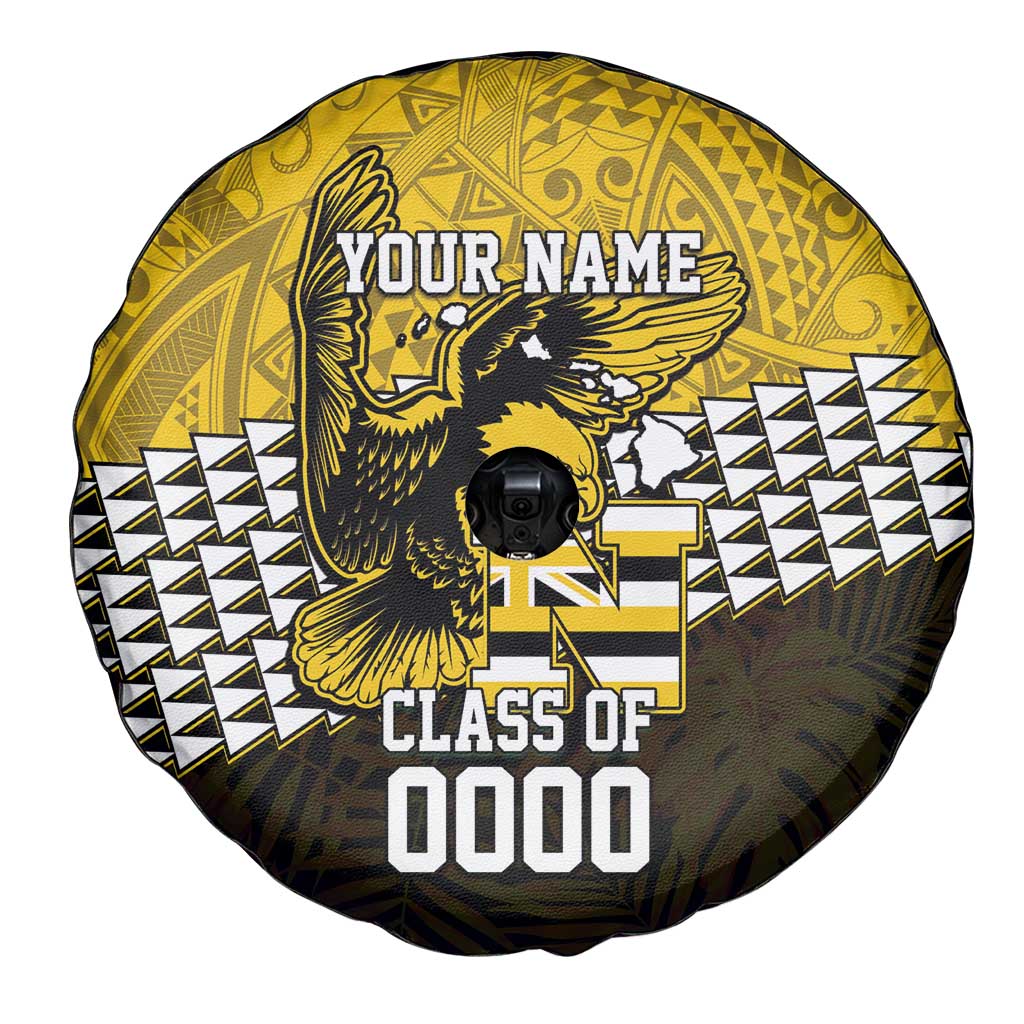 Hawaii Nanakuli High Alumni Custom Spare Tire Cover Kanaka Arrows Tropical Vibes