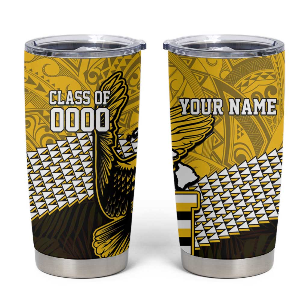 Hawaii Nanakuli High Alumni Custom Tumbler Cup Kanaka Arrows Tropical Vibes