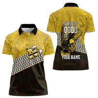 Hawaii Nanakuli High Alumni Custom Women Polo Shirt Kanaka Arrows Tropical Vibes