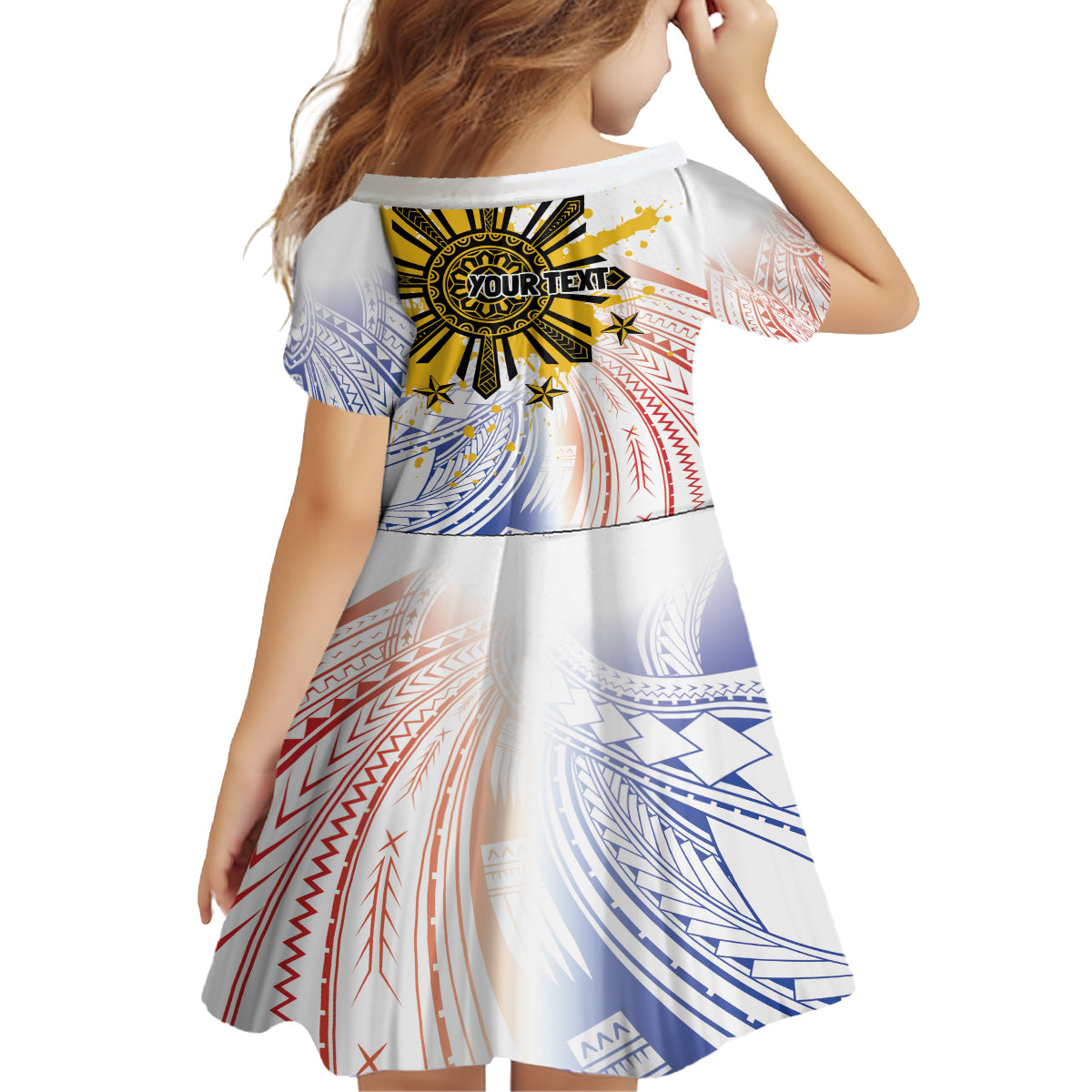 Philippines Independence Day Family Matching Tank Maxi Dress and Hawaiian Shirt Eagle Mix Filipino Flag Tribal Style LT7 - Polynesian Pride