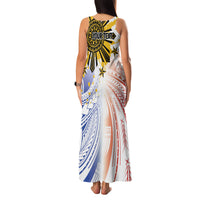 Philippines Independence Day Family Matching Tank Maxi Dress and Hawaiian Shirt Eagle Mix Filipino Flag Tribal Style LT7 - Polynesian Pride