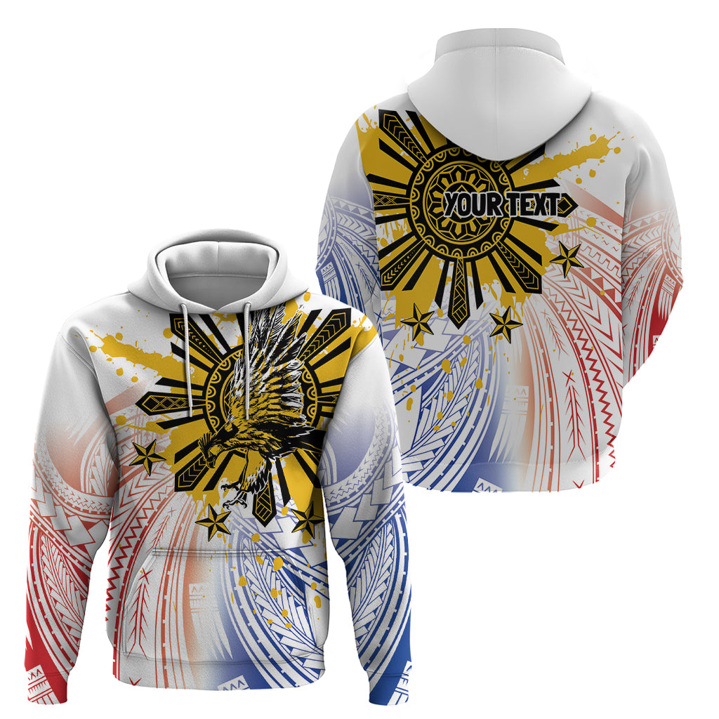 Philippines Independence Day Hoodie Eagle Mix Filipino Flag Tribal Style LT7 - Polynesian Pride