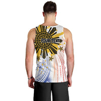 Philippines Independence Day Men Tank Top Eagle Mix Filipino Flag Tribal Style LT7 - Polynesian Pride