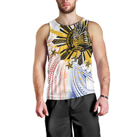 Philippines Independence Day Men Tank Top Eagle Mix Filipino Flag Tribal Style LT7 - Polynesian Pride