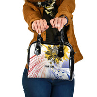 Philippines Independence Day Shoulder Handbag Eagle Mix Filipino Flag Tribal Style LT7 One Size White - Polynesian Pride