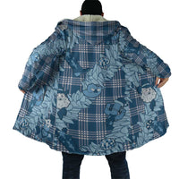 Blue Palaka Hawaii Cowboy Christmas Cloak Paniolo Mix Maile Lei LT7 - Polynesian Pride