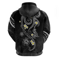 Polynesia Tribal Hoodie Tentacles Plumeria LT7 - Polynesian Pride