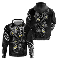 Polynesia Tribal Hoodie Tentacles Plumeria LT7 - Polynesian Pride