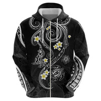 Polynesia Tribal Hoodie Tentacles Plumeria LT7 - Polynesian Pride