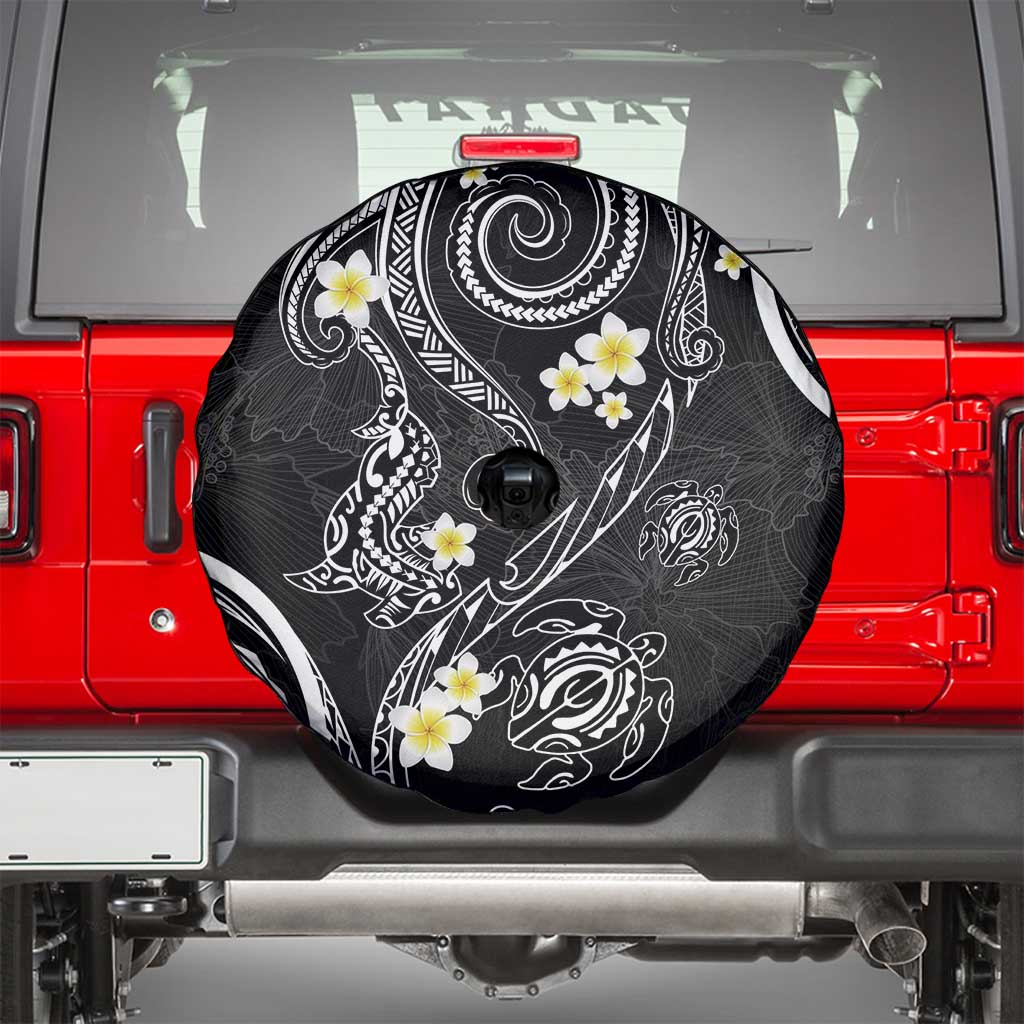 Polynesia Tribal Spare Tire Cover Tentacles Plumeria LT7 - Polynesian Pride