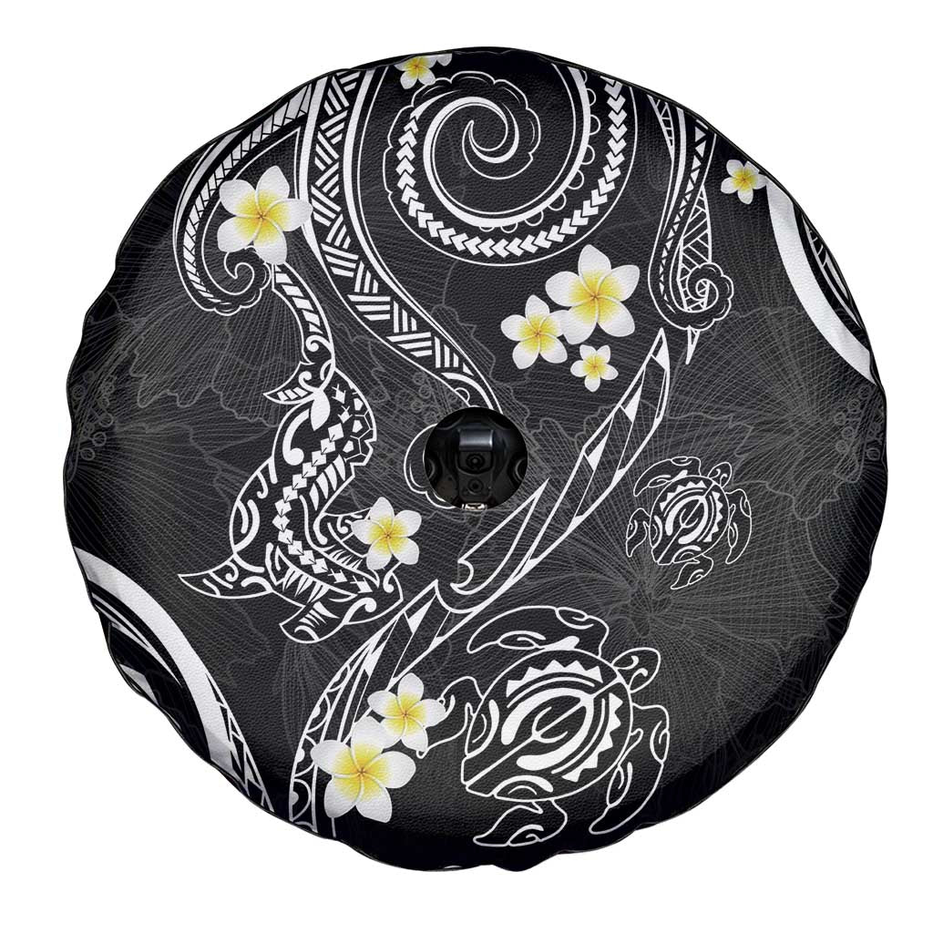 Polynesia Tribal Spare Tire Cover Tentacles Plumeria LT7 - Polynesian Pride